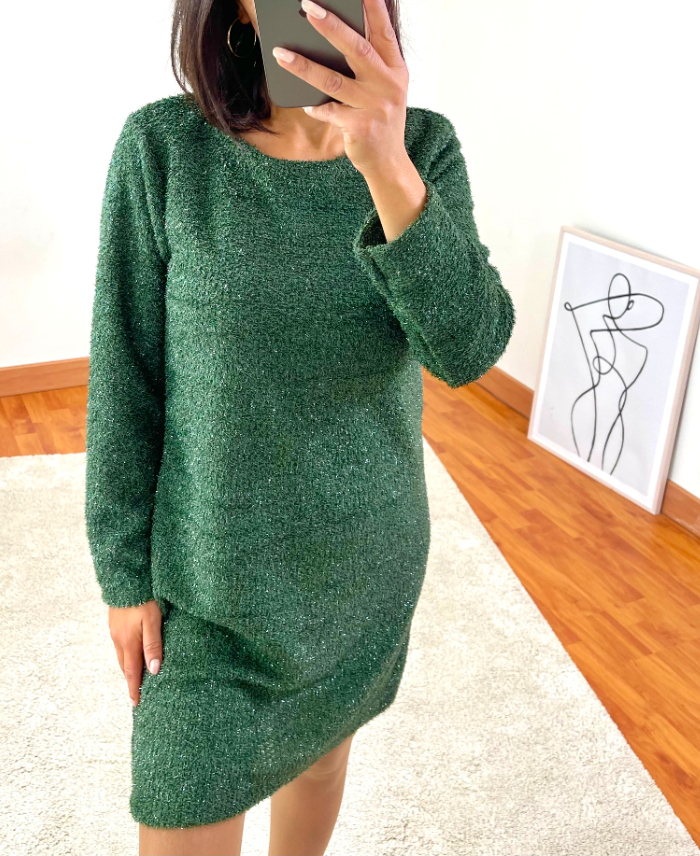 Green glitter jumper shop