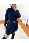 LONG TWISTED SWEATER 1020 BLACK