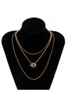 MULTILAYER NECKLACE S53660 GOLD COLOR