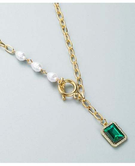 NECKLACE Q76585 GREEN