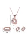 CONJUNTO DE JOYAS DE ORO ROSA