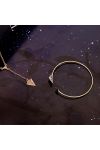 ENSEMBLES DE BIJOUX EN TRIANGLE COULEUR OR