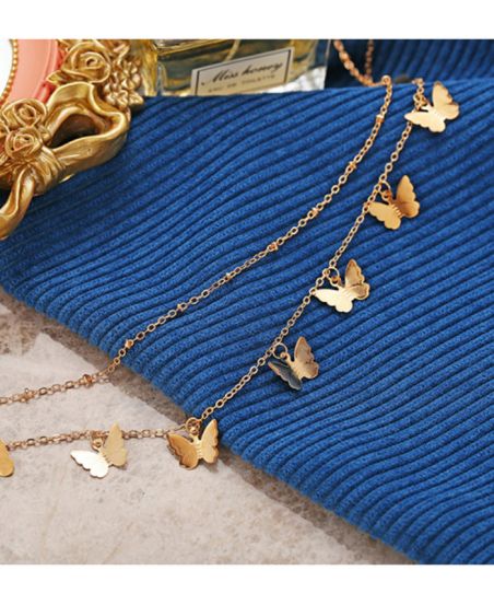 BUTTERFLY NECKLACE 1125 GOLD