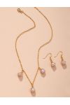 NECKLACE AND EARRINGS SET 1179 DORE