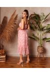 LONG DRESS WITH STRAPS 1136 PINK