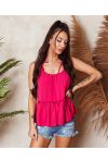 ELASTISCHE BRETELS TOP 21101 FUSHIA