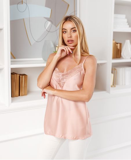 TOPS SATIN LACE 6698 BEIGE