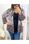 GROOT FORMAAT KIMONO PRINTS 2692 ZWART