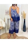 PLUS SIZE CAMISOLE TOP SET WITH CHIC MATCHING PANTS 1000 MIDNIGHT BLUE