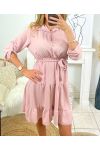 PINK 1928 BUTTON-UP DRESS